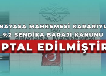Anayasa Mahkemesinden %2 Kararı