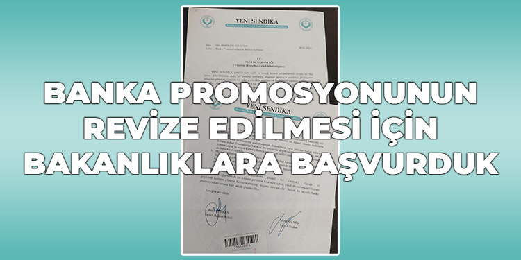 BANKA PROMOSYONLARI GÜNCELLENMELİDİR