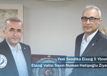 Yeni Sendika Elazığ İl Temsilciliğinden Elazığ Valisi Sn. Numan HATİPOĞLU’na Ziyaret
