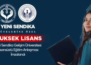 Yeni Sendika İle Gelişim Üniversitesi Arasında Lisansüstü Eğitim Anlaşması İmzalandı