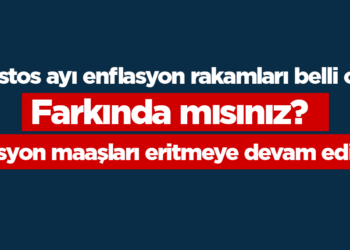 Ağustos ayı enflasyon rakamları belli oldu!