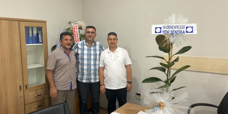 YENİ SENDİKA Kayseri İl Temsilciliğinden Mustafa Öz Daş’a Hayırlı Olsun Ziyareti
