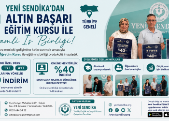 Yeni Sendika’dan Eğitime Güçlü Destek: Altın Başarı Özel Öğretim Kursu ile İş Birliği Protokolü İmzalandı