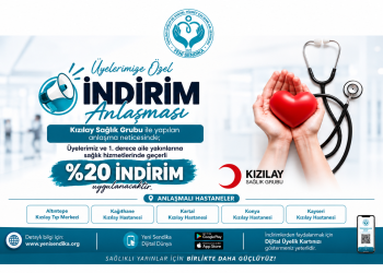 Yeni Sendika Üyelerine Kızılay Sağlık Grubu’nda %20 İndirim Fırsatı