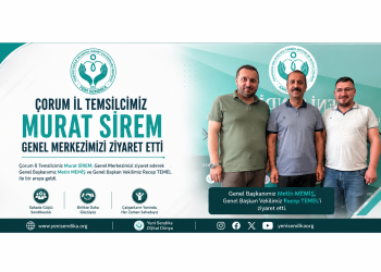 Çorum İl Temsilcimiz Murat Sirem’den Genel Merkezimize Ziyaret