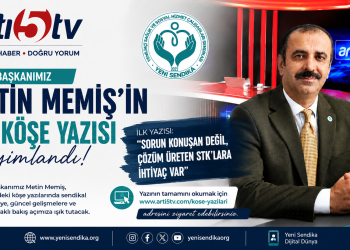 Genel Başkanımız Metin Memiş’in Köşe Yazısı Artı 5 TV’de Yayımlandı