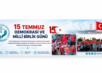 Yeni Sendika Konya İl Temsilciliği, 15 Temmuz Demokrasi ve Millî Birlik Günü Etkinliğine Katıldı