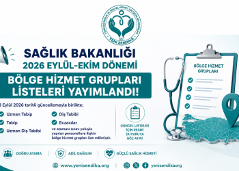 Sağlık Bakanlığı 2026 Eylül-Ekim Bölge Hizmet Grupları Listelerini Yayımladı